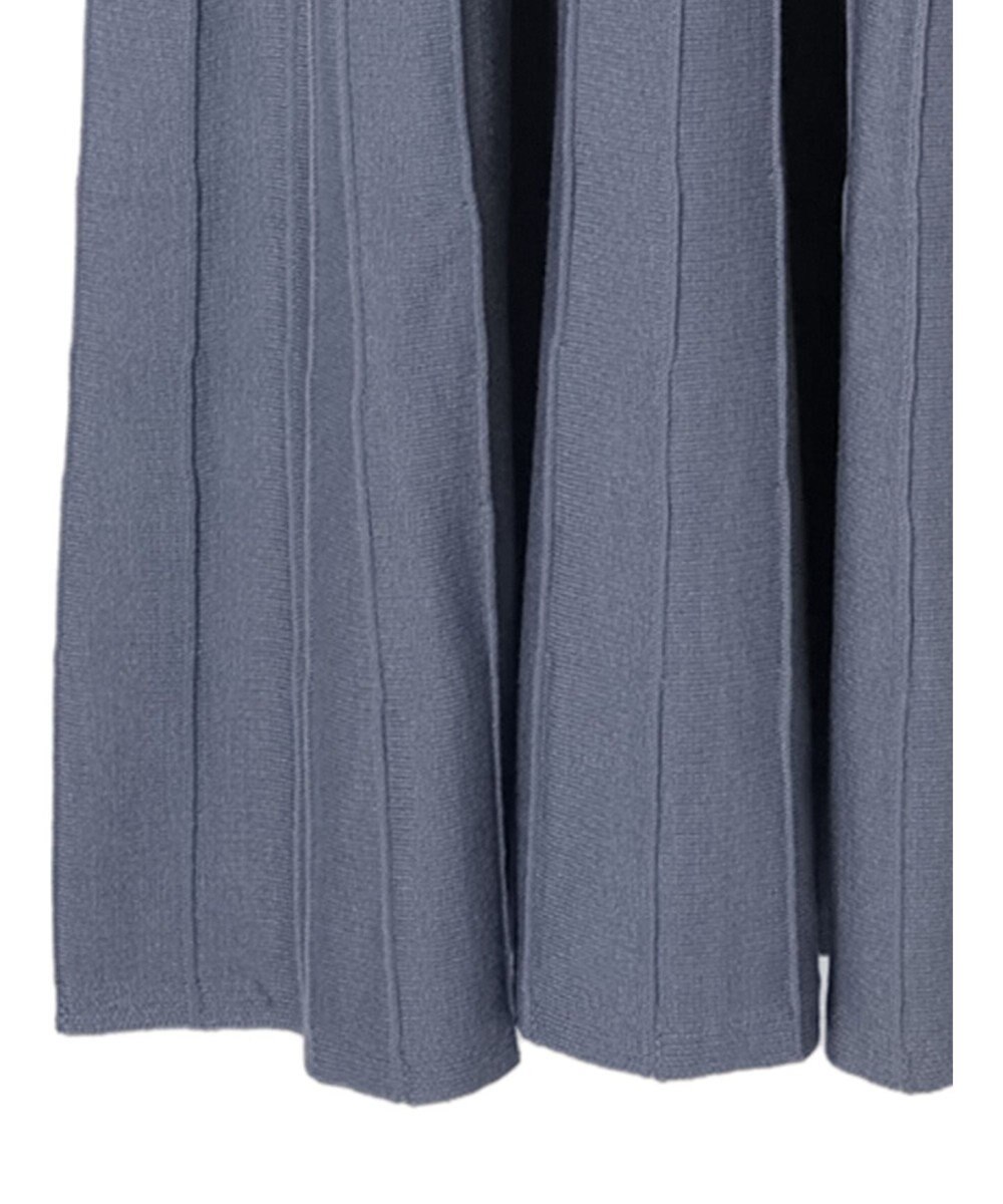 earth music&ecology ショルダーフリルニットワンピース 