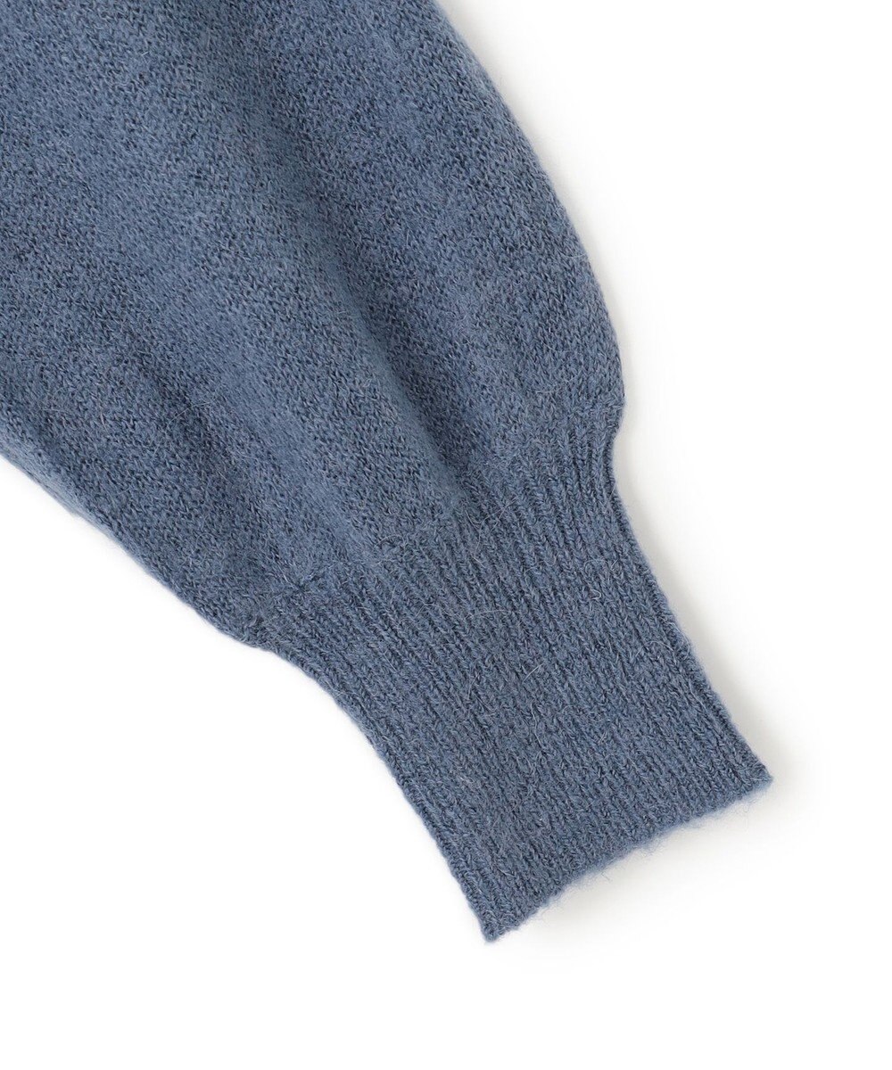 UNFILO シアーアルパカ ボリュームスリーブ ニット 