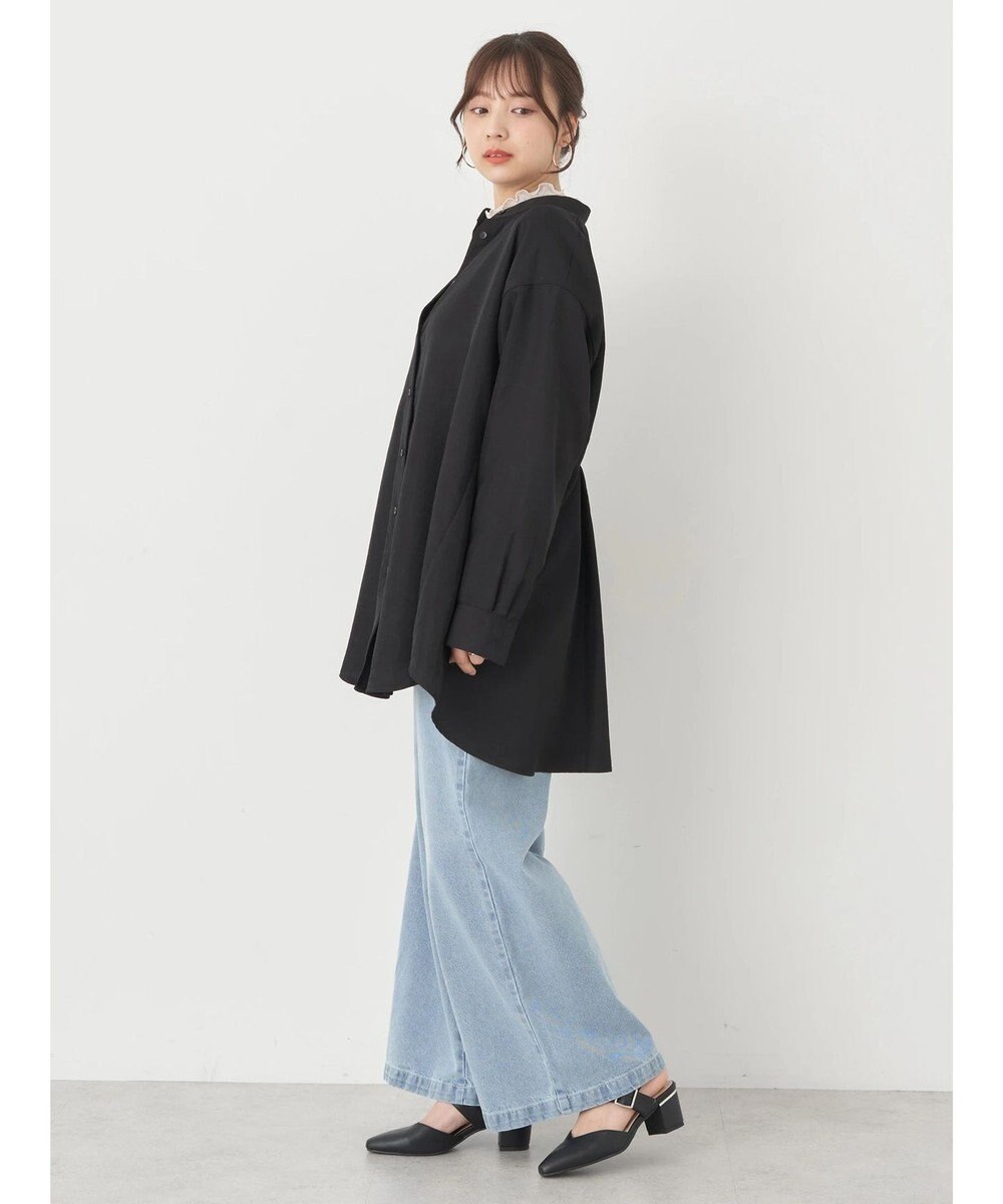 earth music&ecology バックデザインシャツ 