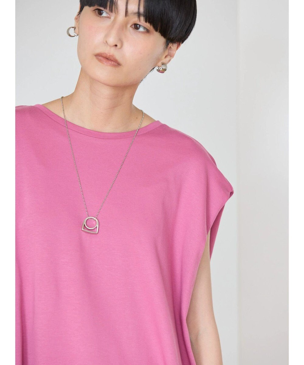 AMERICAN HOLIC 接触冷感フレンチスリーブカットチュニック 