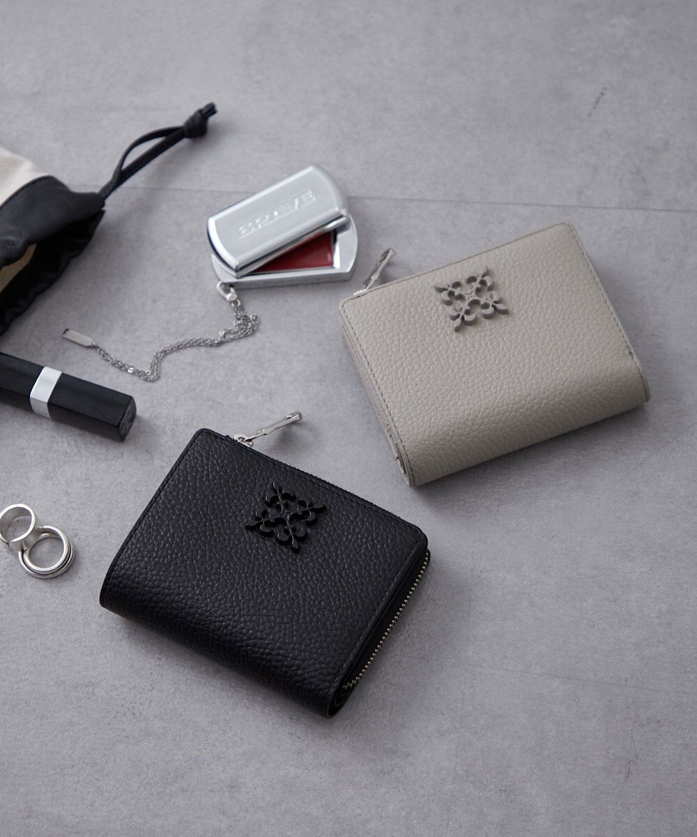 russet ＜お財布人気NO.1＞モノグラムプレートハーフウォレット(SO-376) 