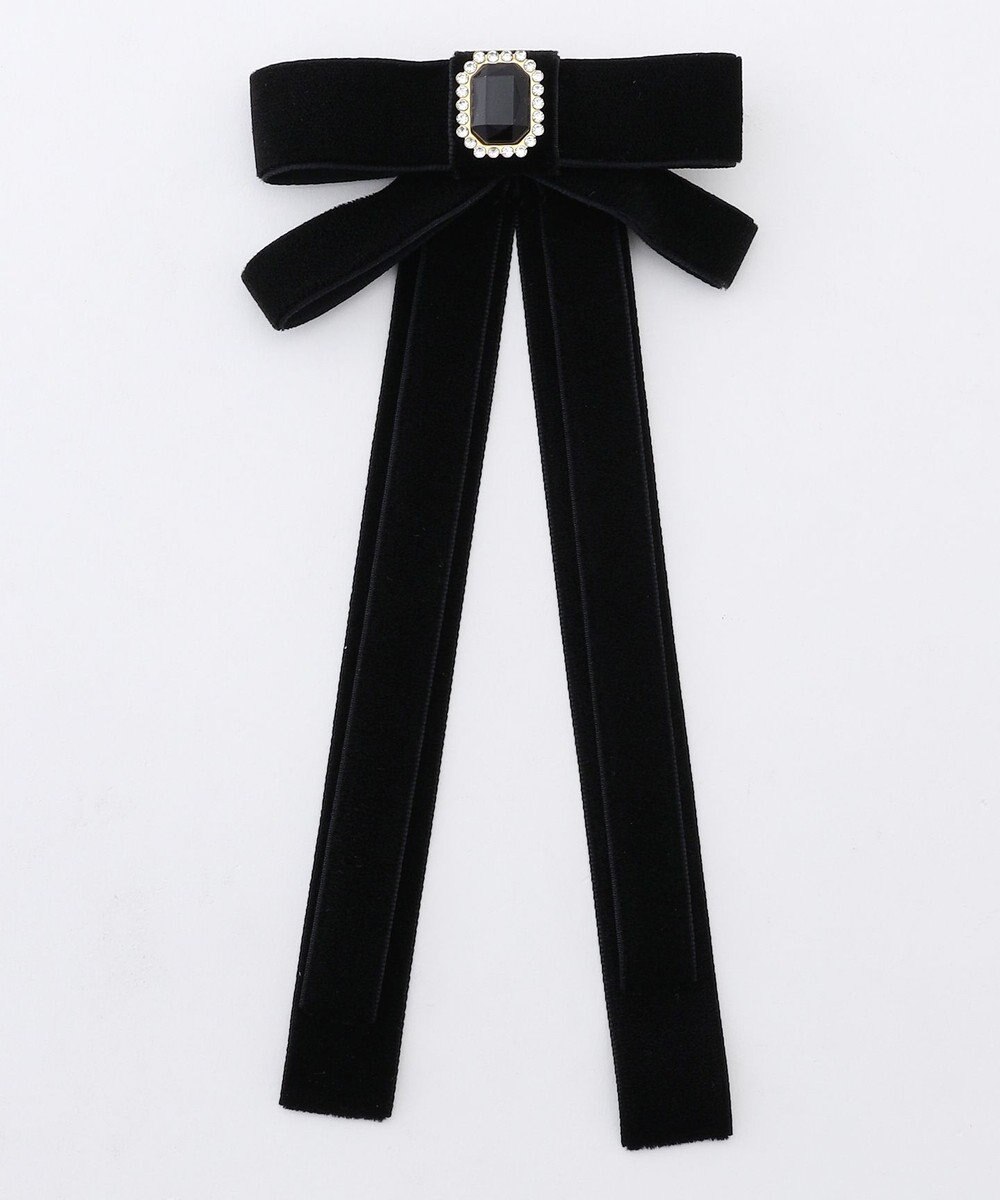 組曲 ベロアリボン ヘアクリップ 