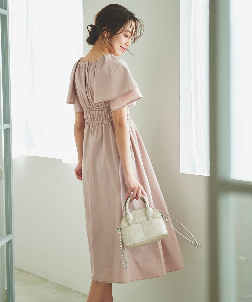 Feroux 【洗える】ラッフル ワンピース 