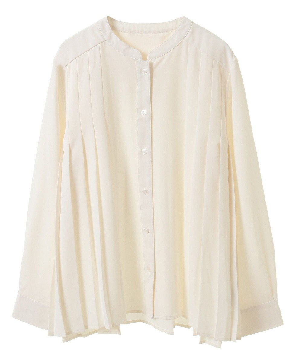 earth music&ecology バックプリーツブラウス 