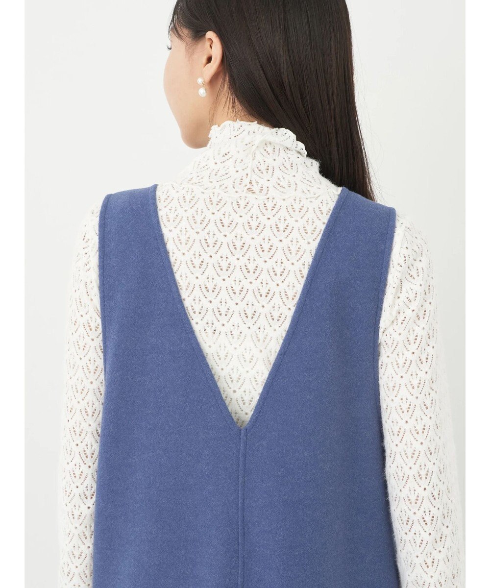 earth music&ecology 前後２ｗａｙ圧縮ニットジャンスカ 