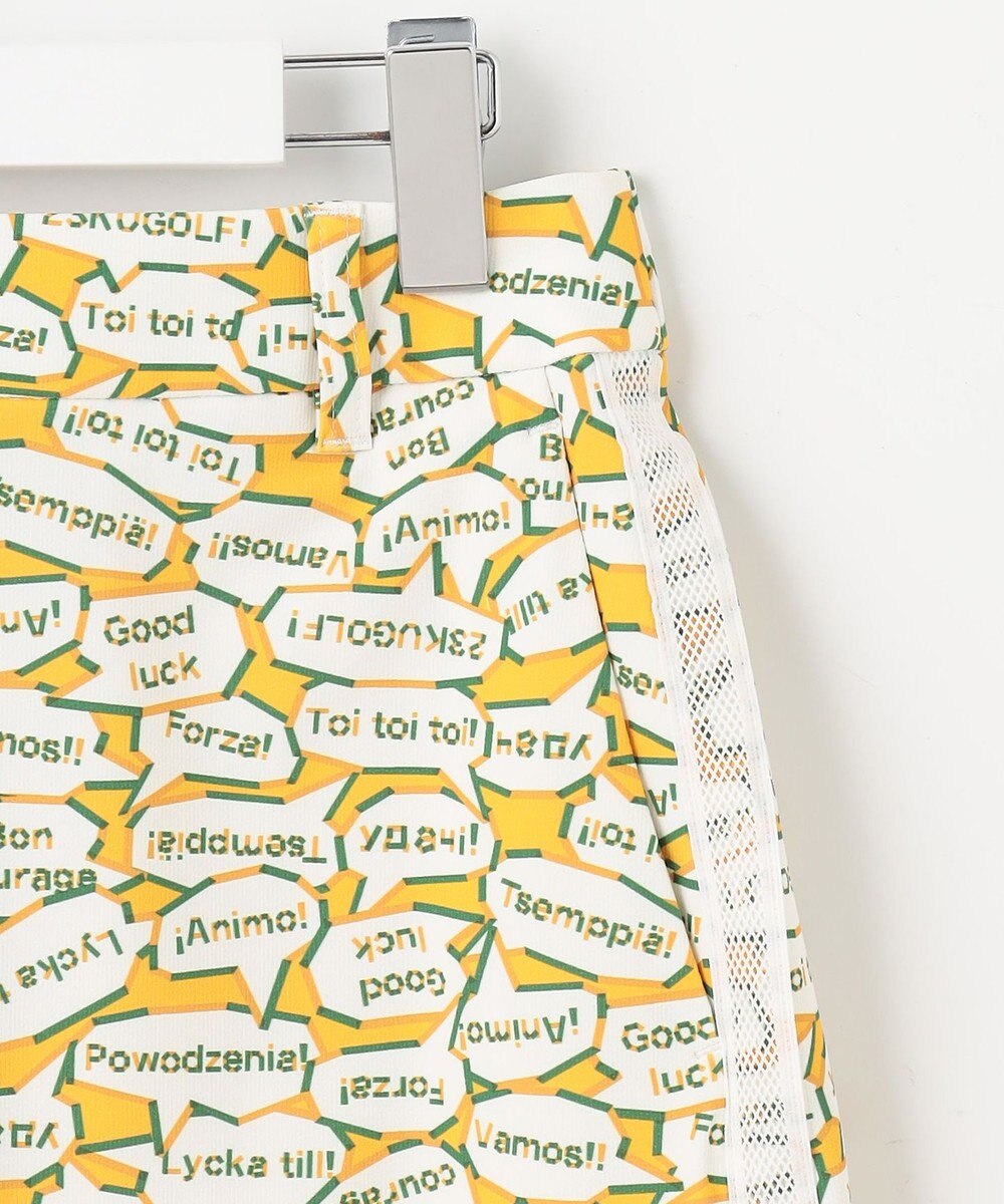 23区GOLF 【WOMEN】【吸水速乾/UVカット】YELL総柄プリントスカート 