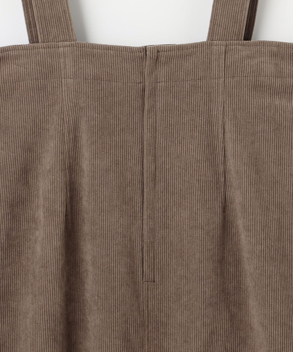 23区 【SLOW/一部店舗限定】ソフトコーデュロイ サロペット スカート 