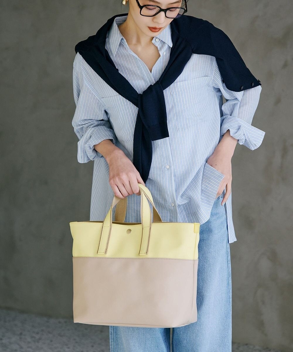 TOPKAPI 【Breath TOPKAPI】Bright ブライト カラーブロック A4 トートバッグ 