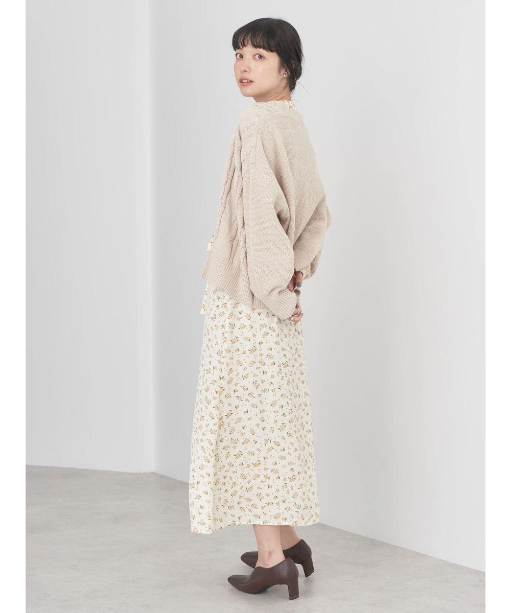 earth music&ecology キンモクセイ柄ワンピース 