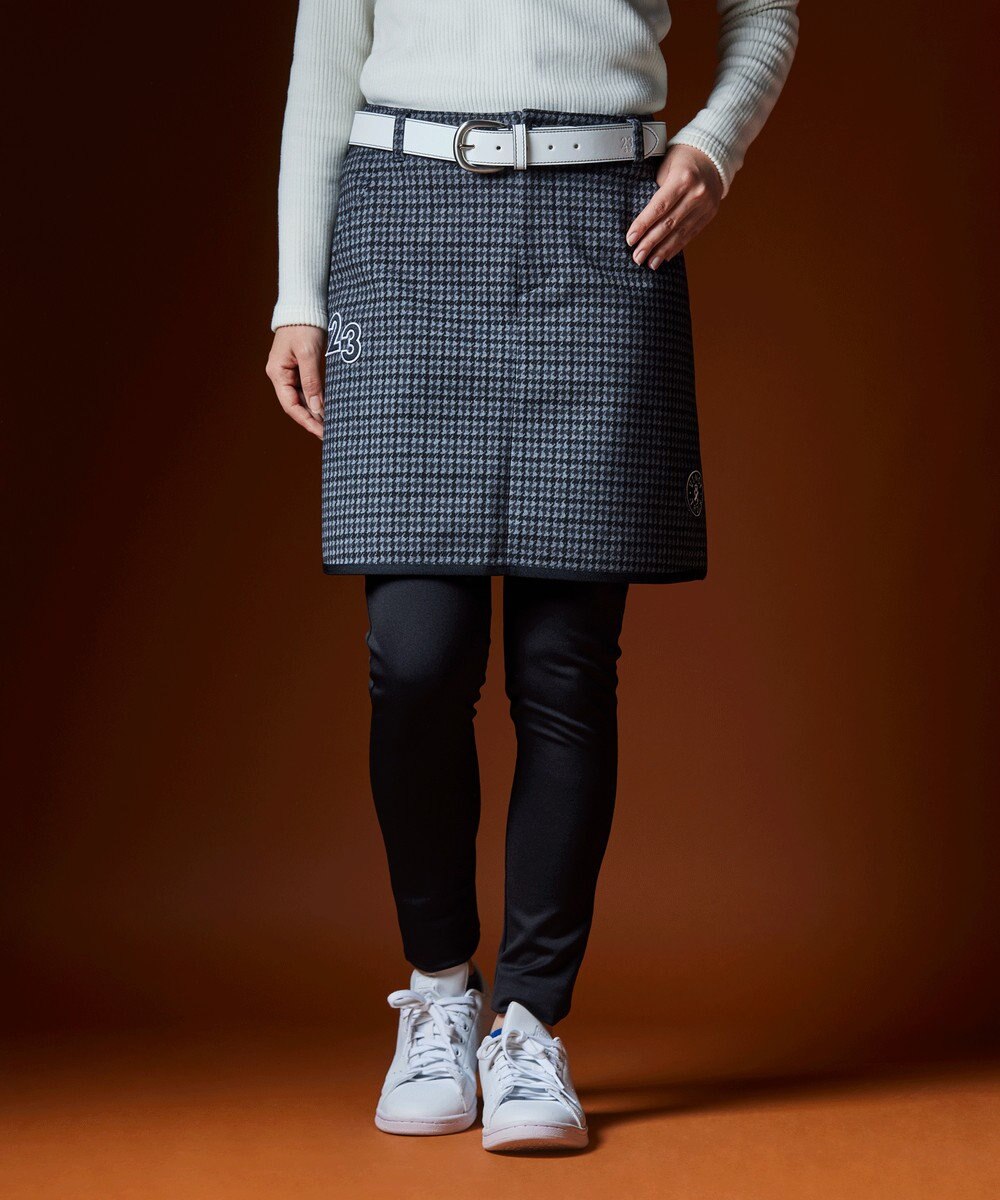 23区GOLF 【WOMEN】ガンクラブチェックプリントスカート 
