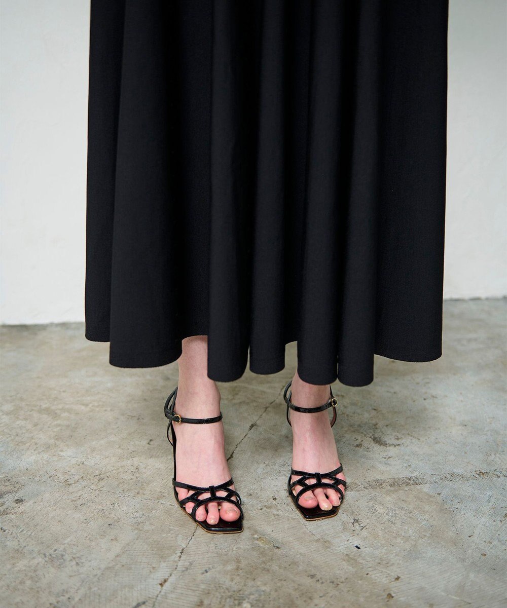 GRACE CONTINENTAL アメスリニットギャザーワンピース 