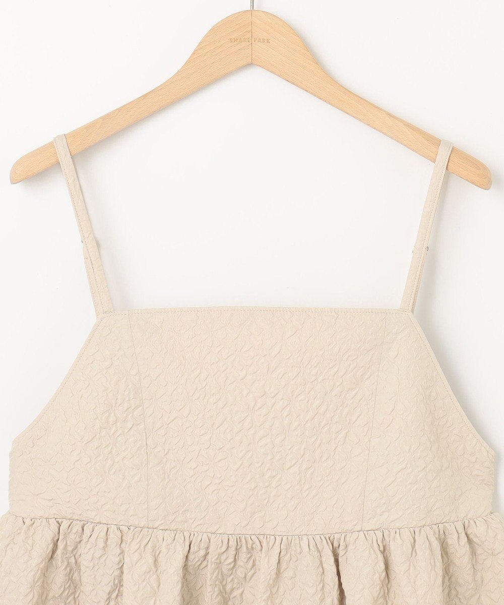 SHARE PARK LADIES 小花フクレジャガードキャミワンピース 