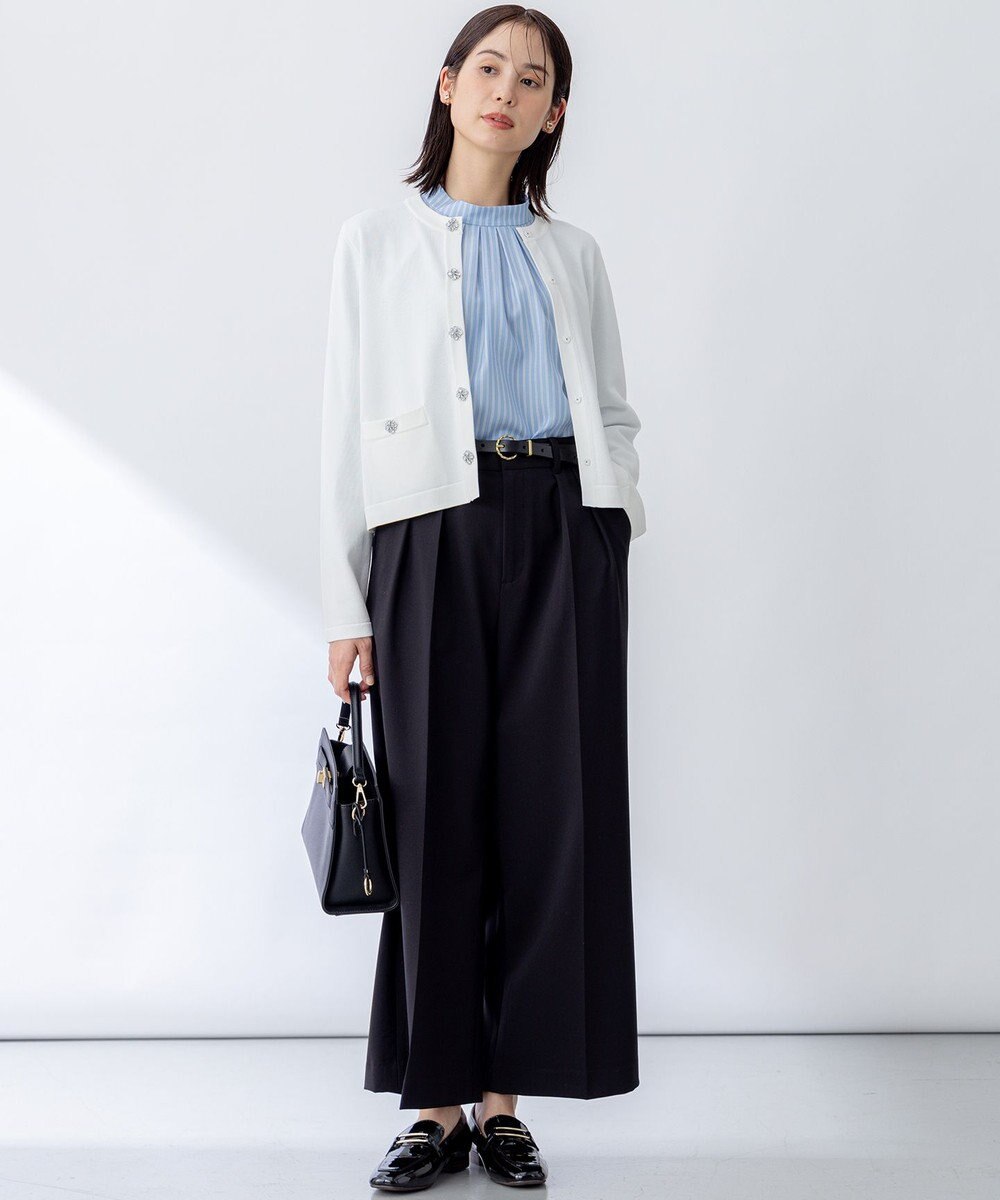 組曲 S リヨセルシャーティングハイネック ブラウス 