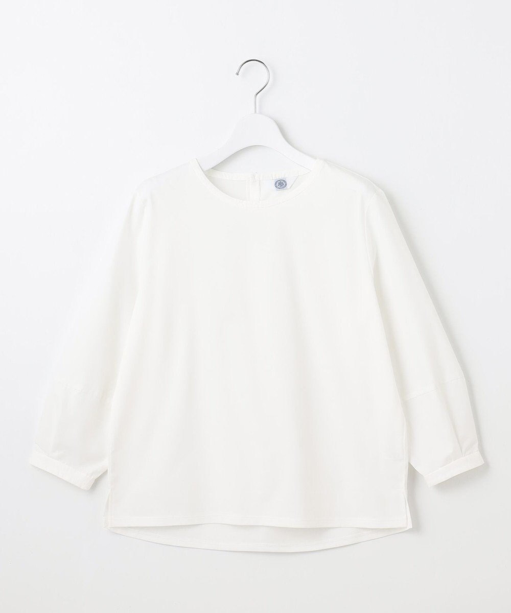 J.PRESS LADIES L プレーティングジャージー タックスリーブ カットソー 