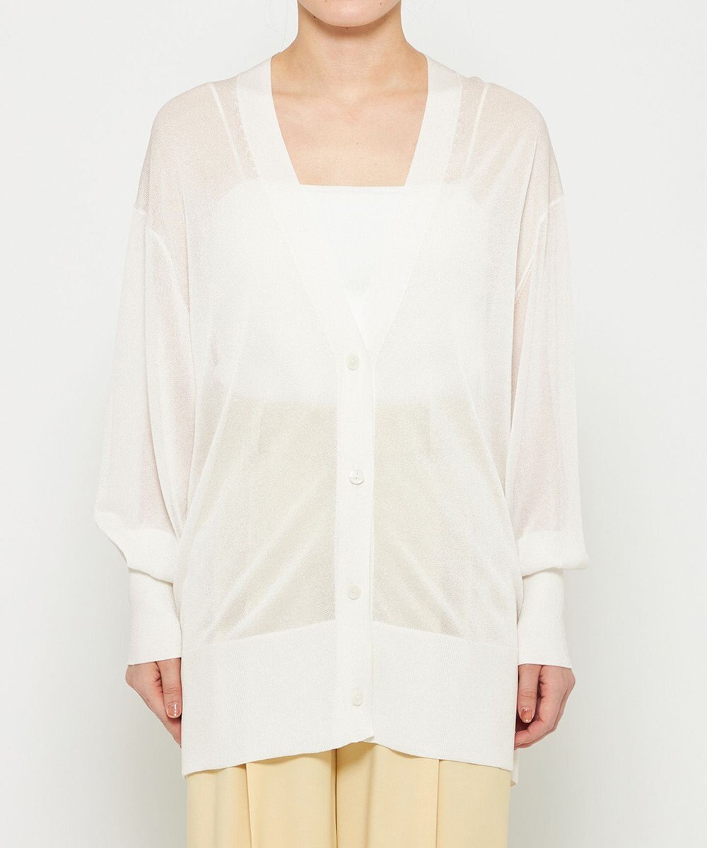 uncrave ラスターシアーニット ロングカーディガン 