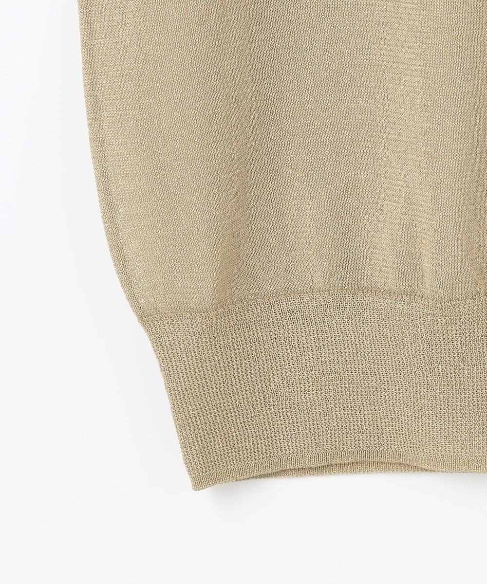 自由区 【洗える】シアーアセテート ニット 