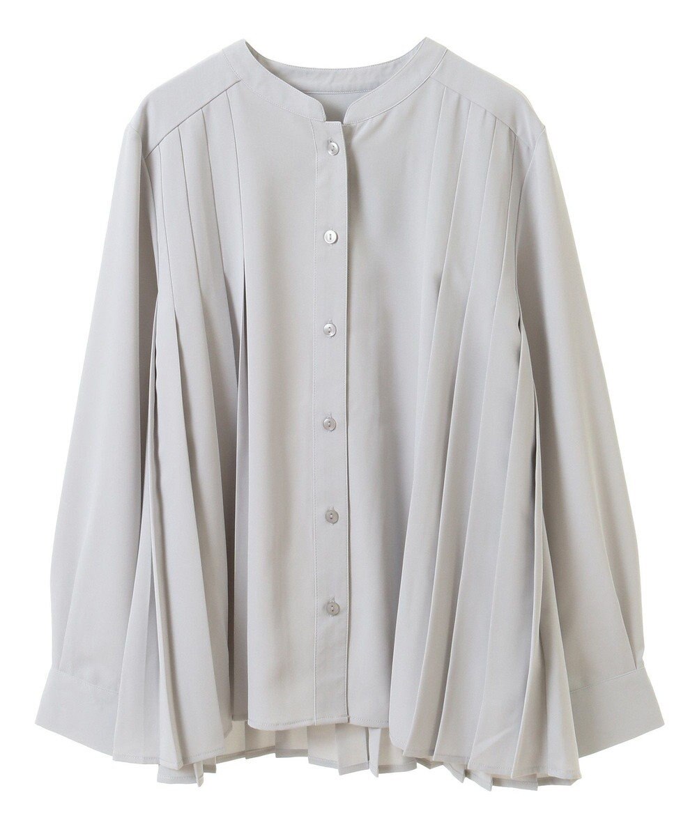 earth music&ecology バックプリーツブラウス 