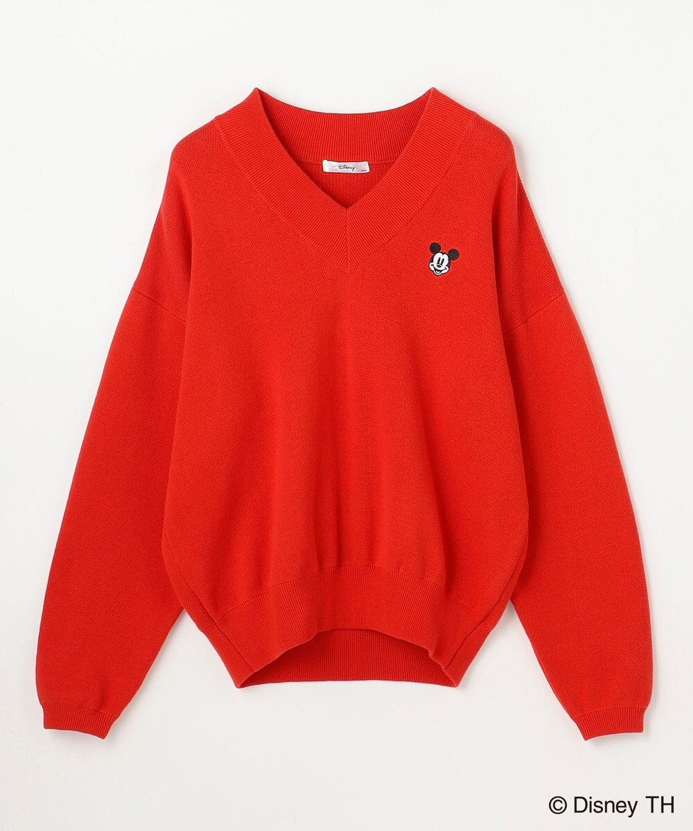 ANY 【ディズニー】ミッキーマウス／スウェットライクニット 