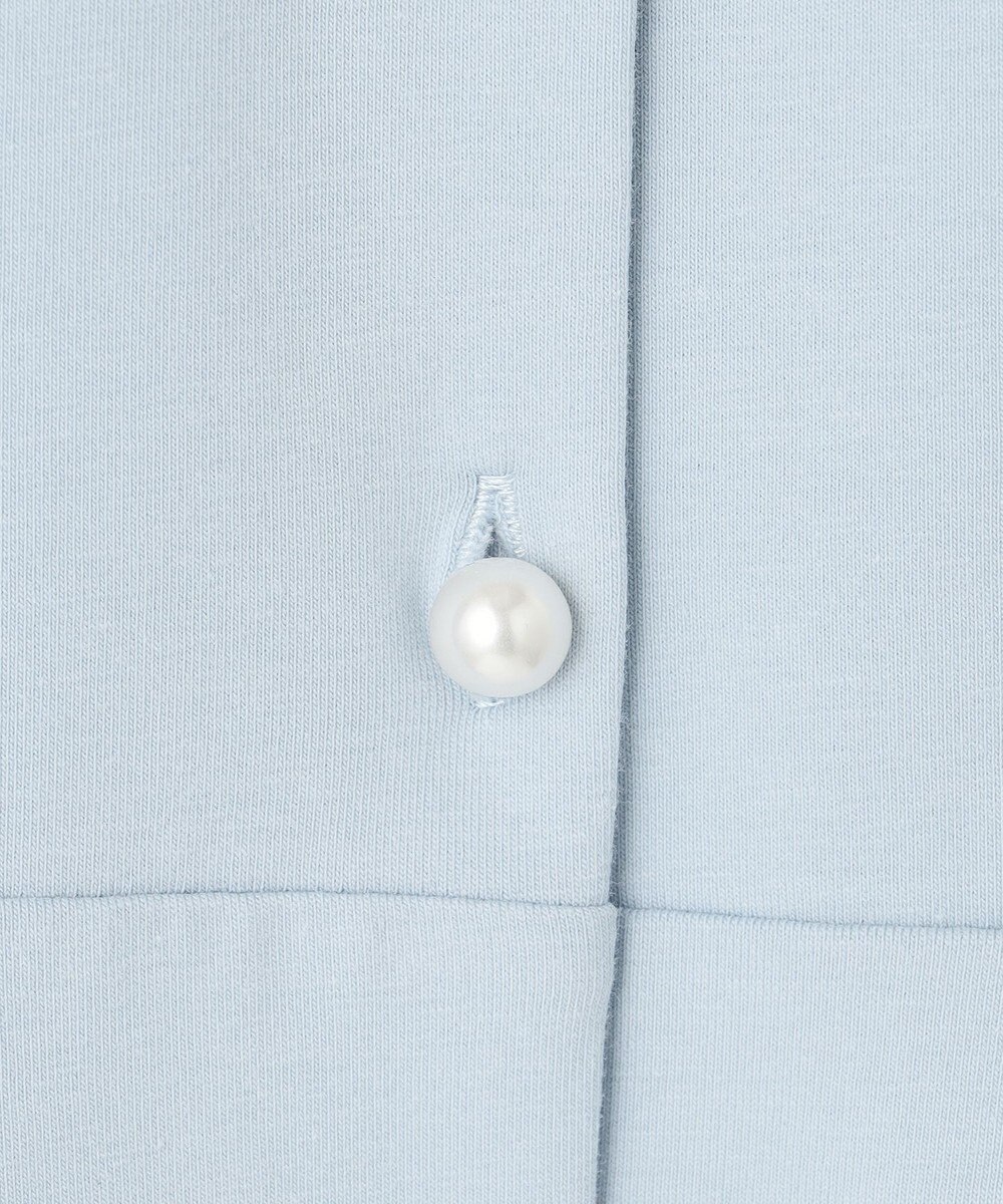 組曲 【洗える】ブラウスライクジャージーノースリーブ カットソー 