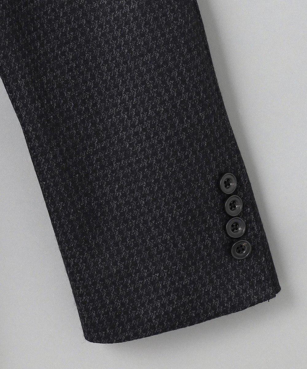 GOTAIRIKU セットアップ対応【2WAYストレッチ/シワになりにくい】T/W ジャージージャケット_千鳥柄 