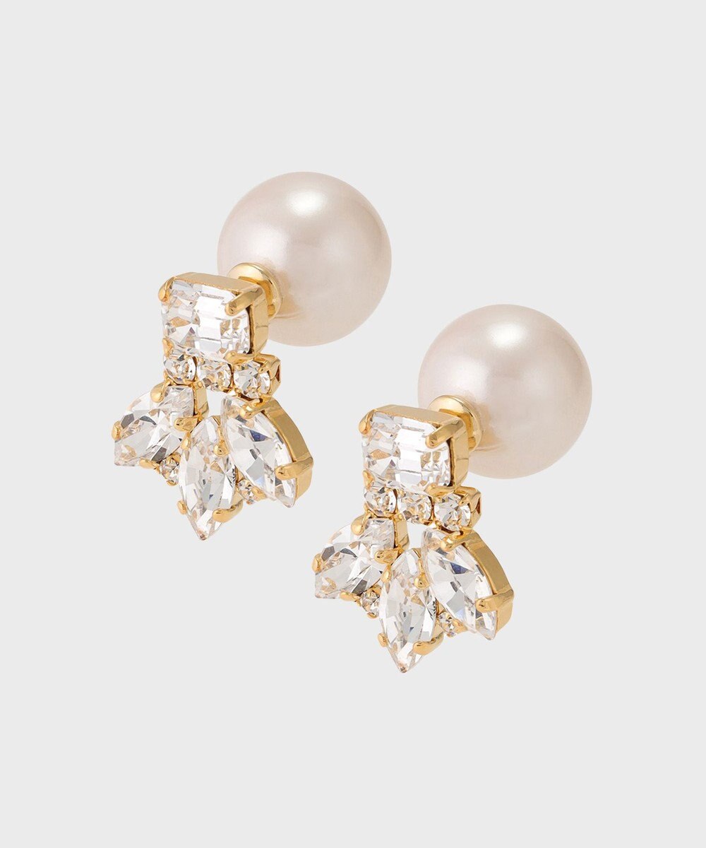 GRACE CONTINENTAL ビジューパールピアス 