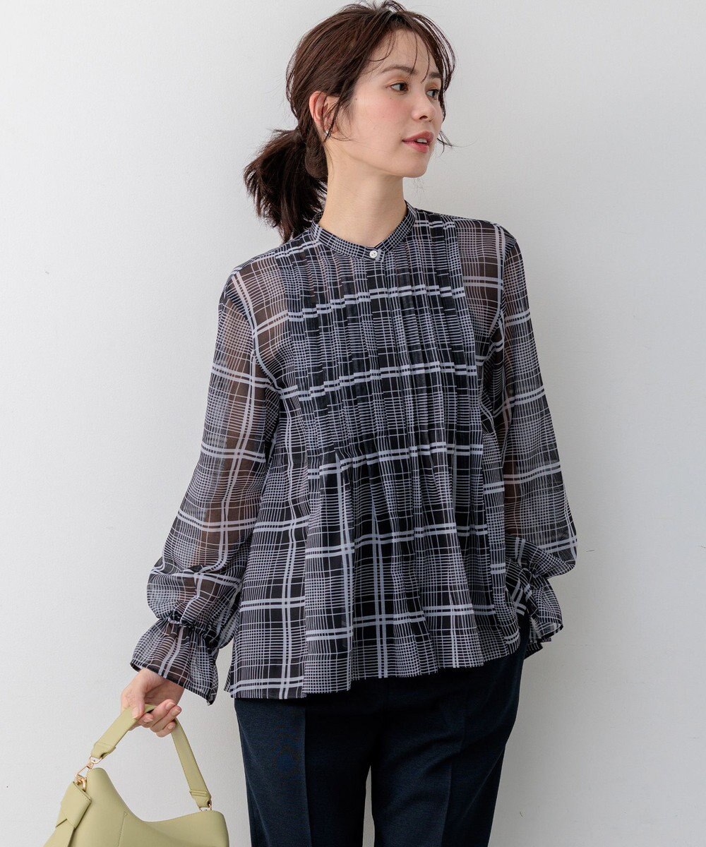 組曲 L エアリーボイルシアー ブラウス 