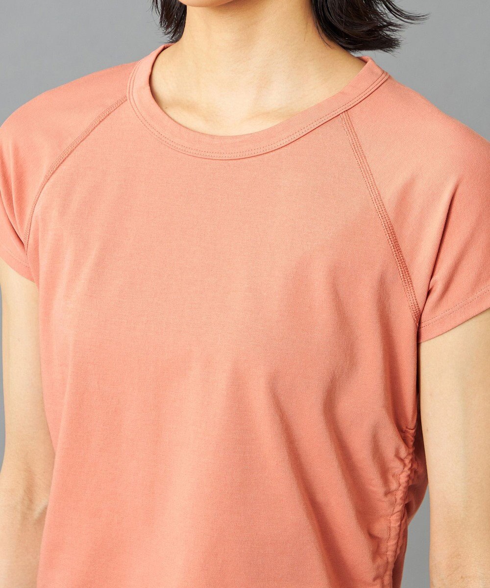 Chacott Chacott BALANCE HandsomeCotton サイドギャザーTシャツ 