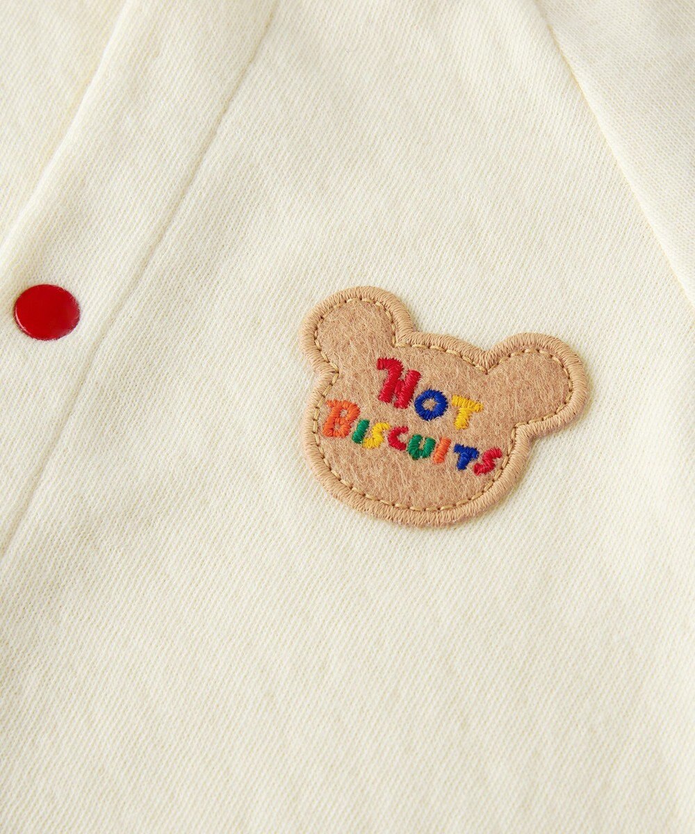 MIKI HOUSE HOT BISCUITS 【60-80cm】 接結天竺 カバーオール 