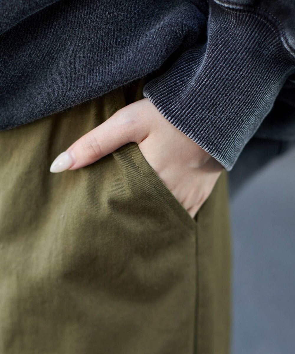 WEGO 【ウエストゴム/XSSMサイズ展開】ツイルイージーカーゴパンツ 