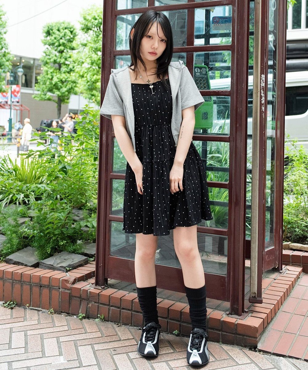 WEGO ティアードキャミワンピース 