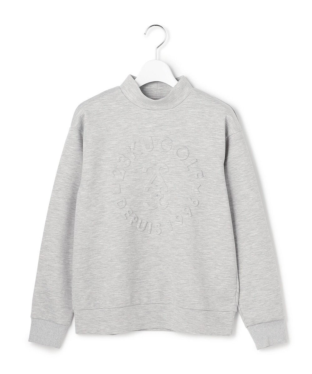 23区GOLF 【WOMEN】エンボスロゴダンボールモックネック 