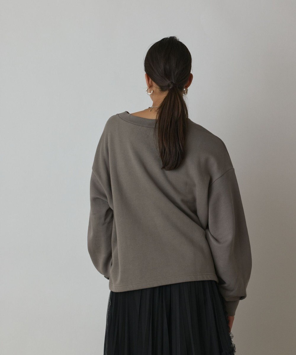 GRACE CONTINENTAL Catphoto裏毛トップ 