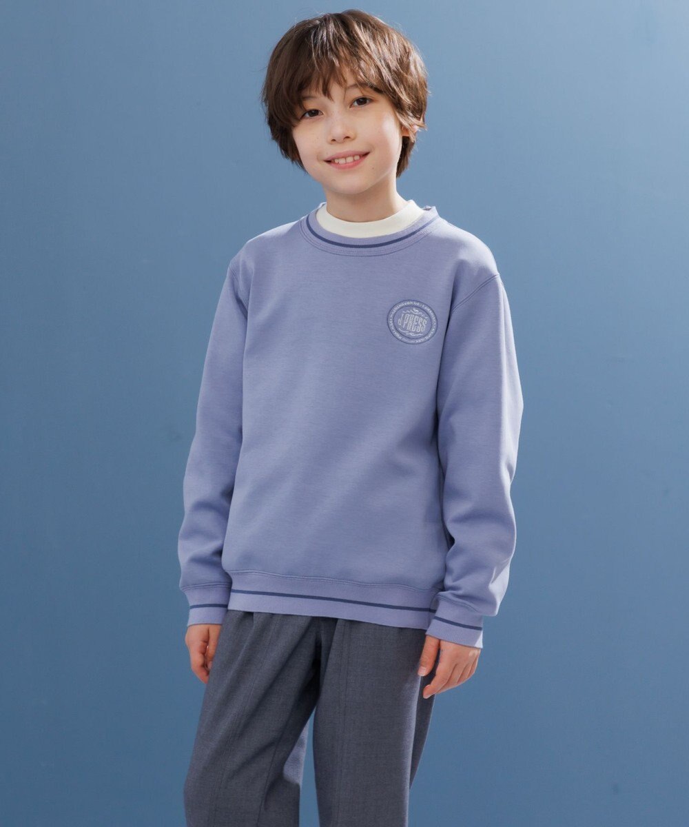 J.PRESS KIDS 【140-170cm】ダンボール ロゴエンブロイダリー トレーナー 