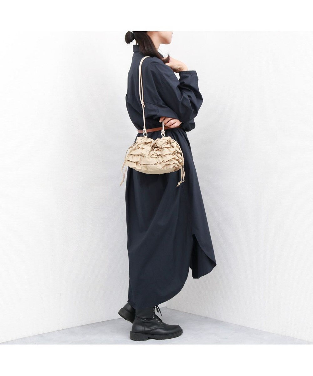 UNBILLION カシュカシュ cachecache / コットンフリルショルダー 