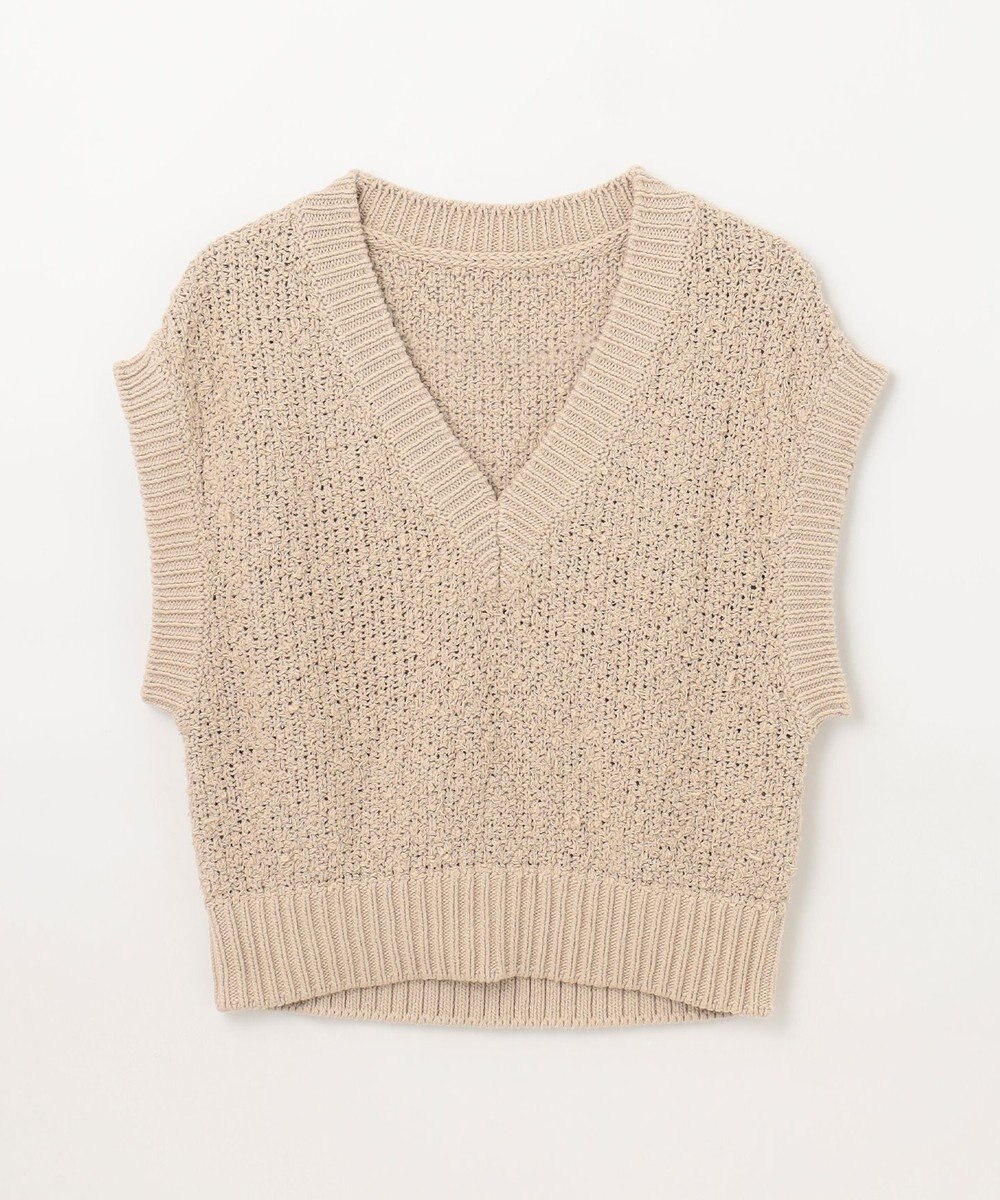 GRACE CONTINENTAL カノコショートニットトップ 