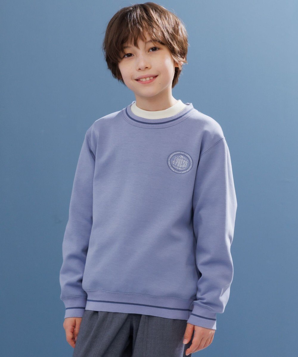 J.PRESS KIDS 【140-170cm】ダンボール ロゴエンブロイダリー トレーナー 