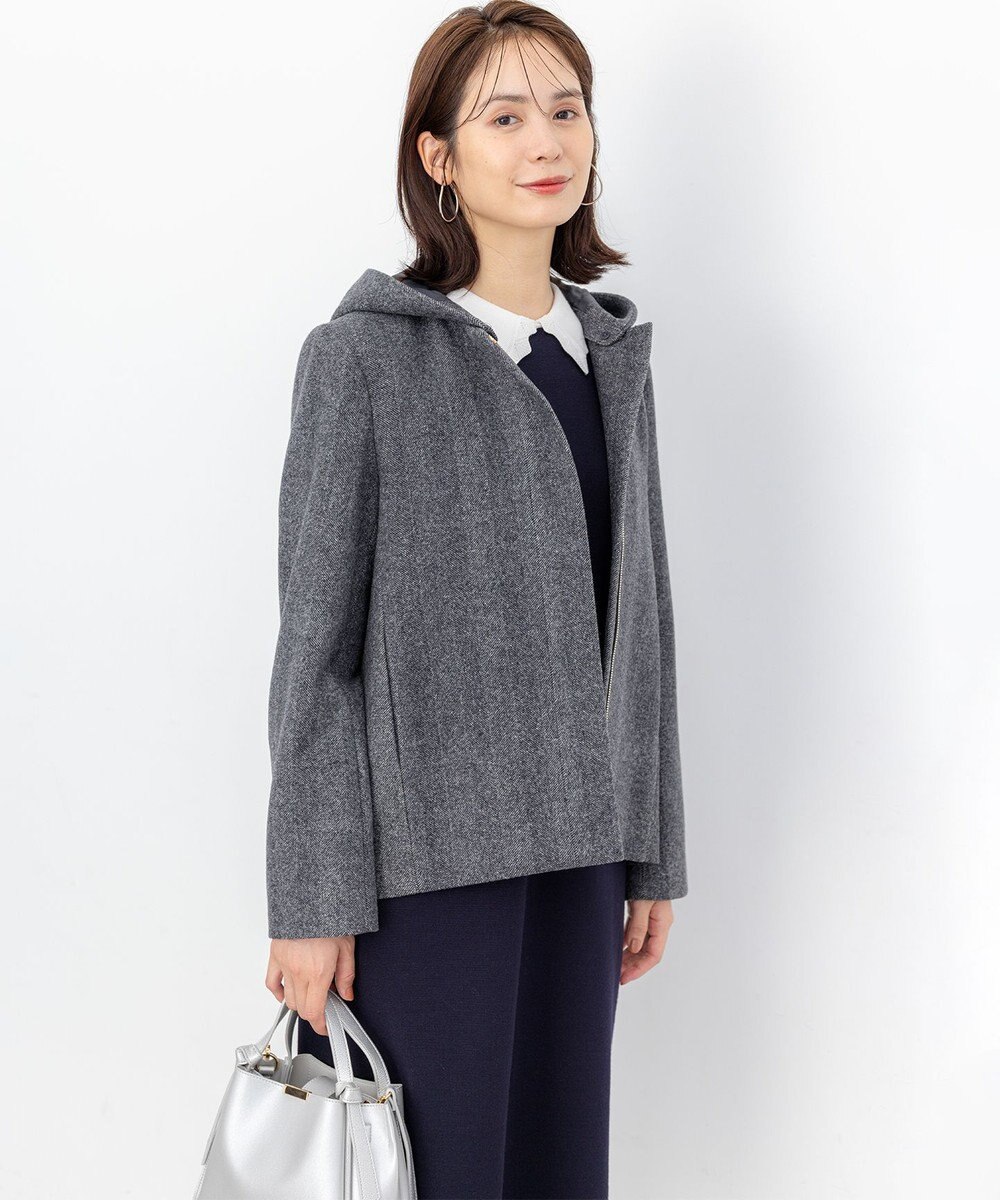 組曲 L ウールモッサ ショートコート 