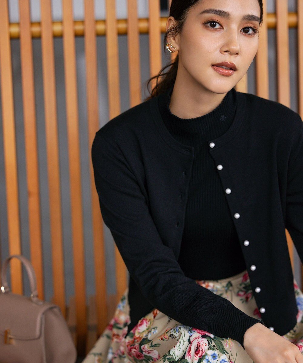 組曲 ホールガーメント ハイネックニット 