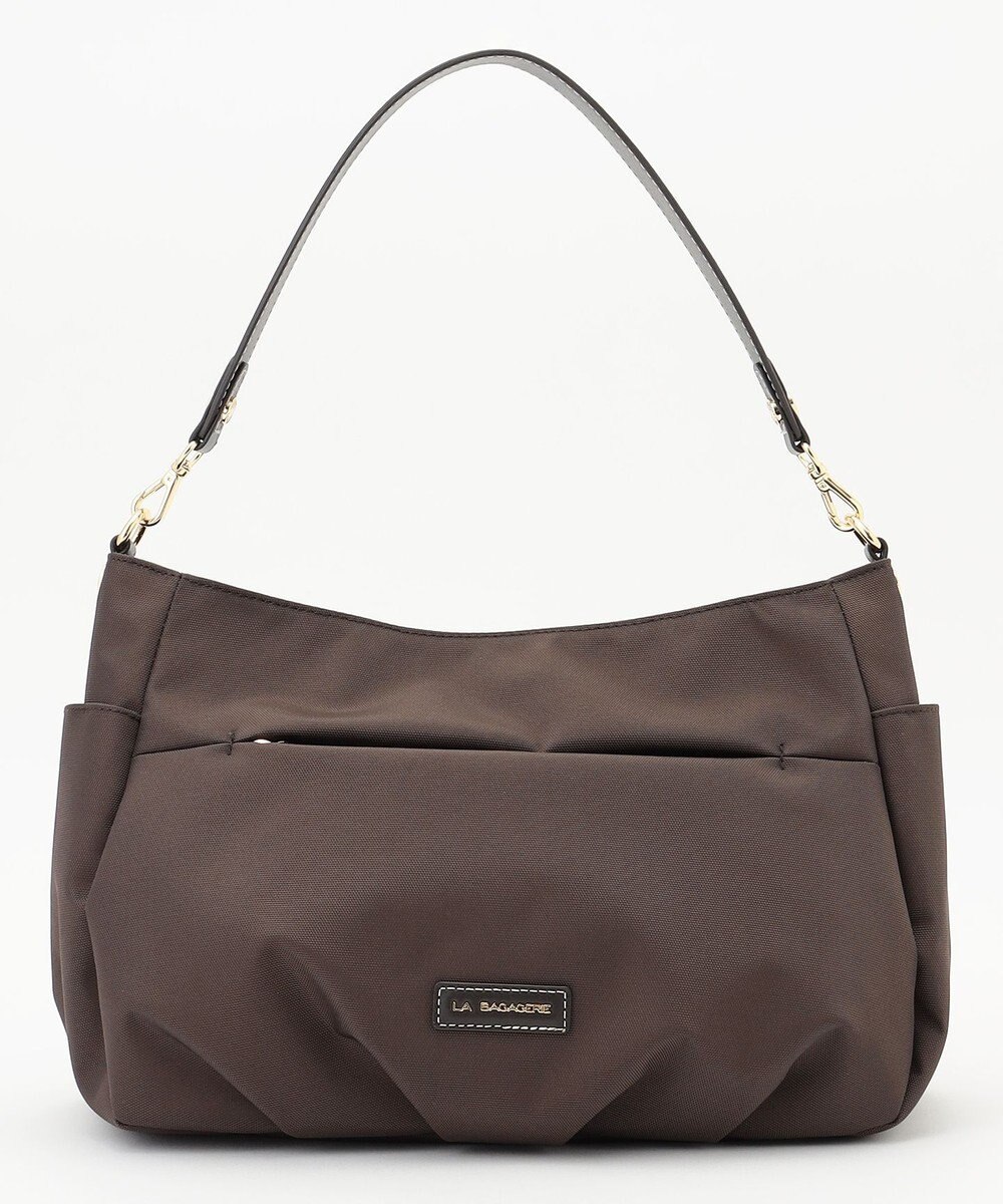 LA BAGAGERIE ポリエステルキャンバス　タックショルダー 