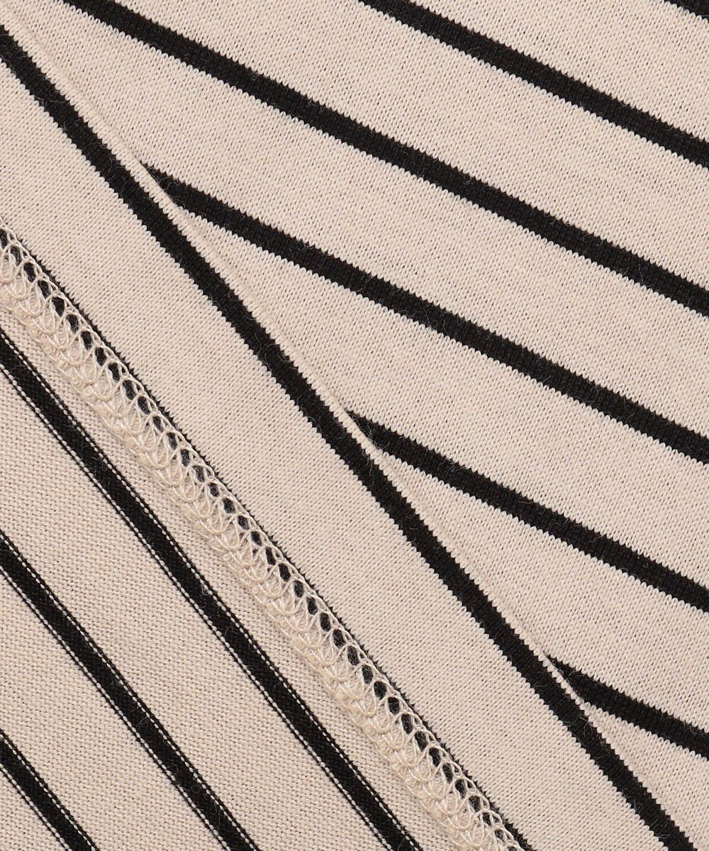 J.PRESS LADIES パネルボーダー ドルマン カットソー 