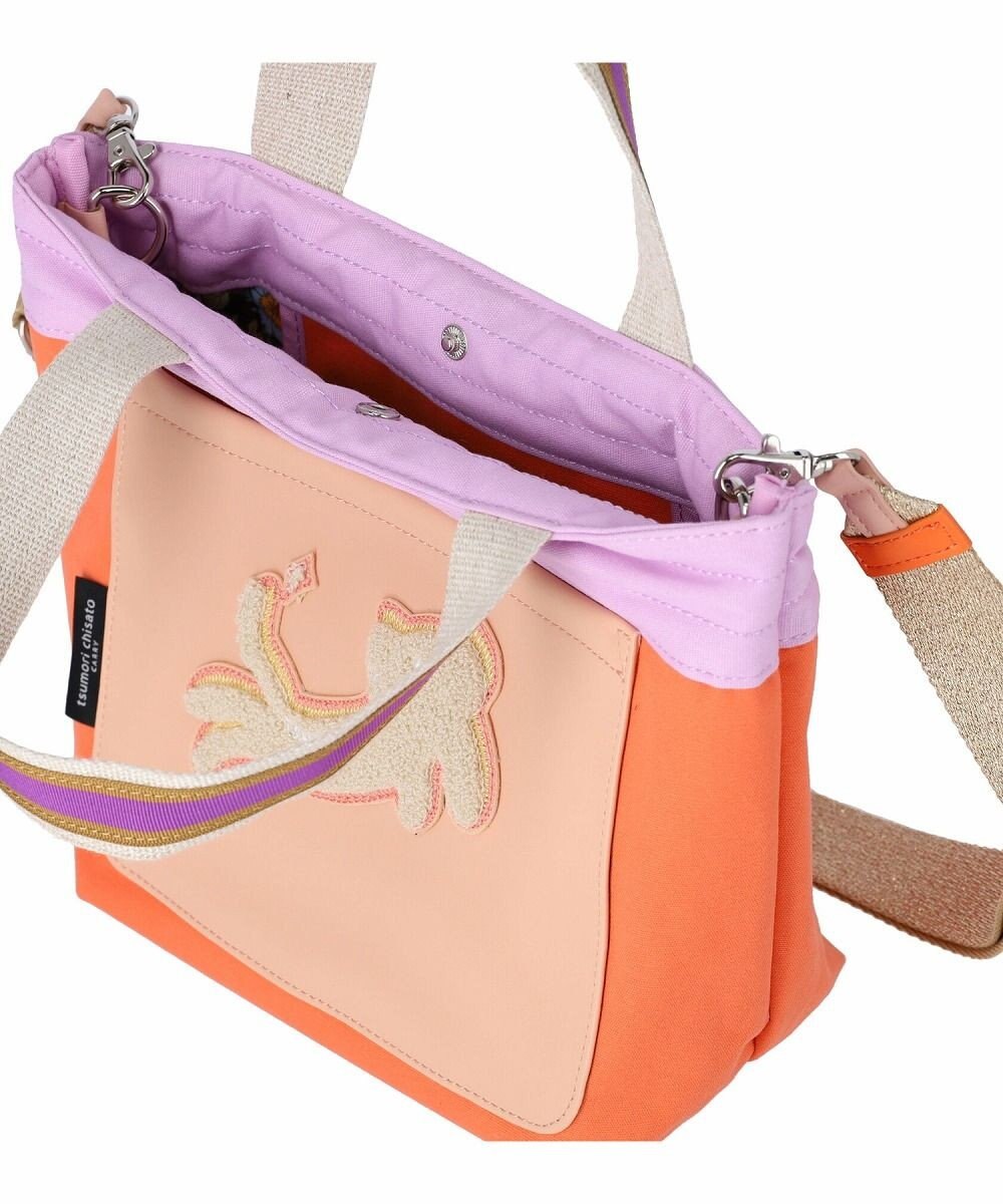 tsumori chisato CARRY キラミックスコンビ トートバッグ 2wayショルダー ネコ Sサイズ 