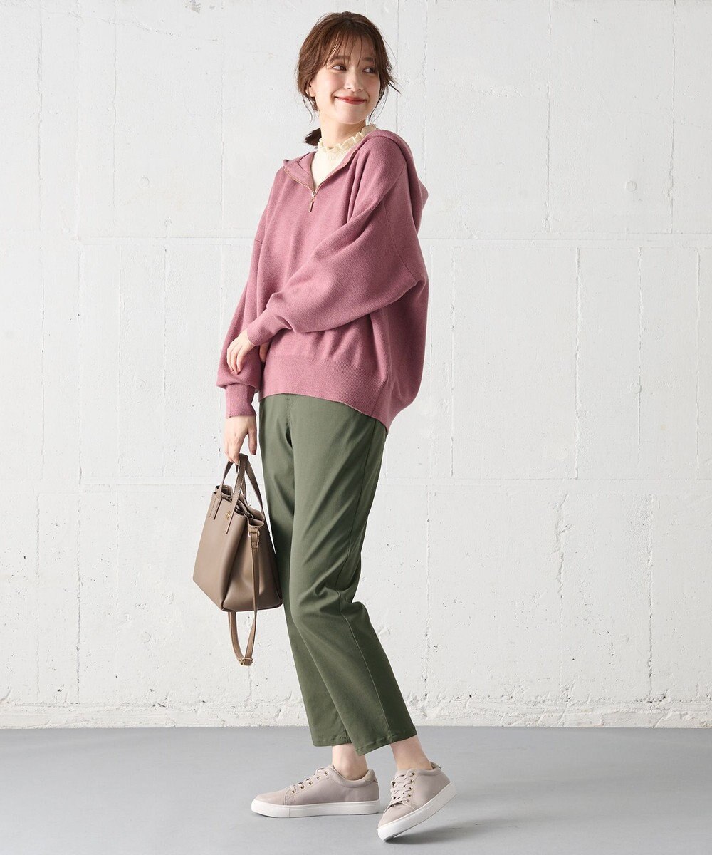 ANY 【UVカット/ウエストゴム/ストレッチ】大人の７daysデイリーパンツ 