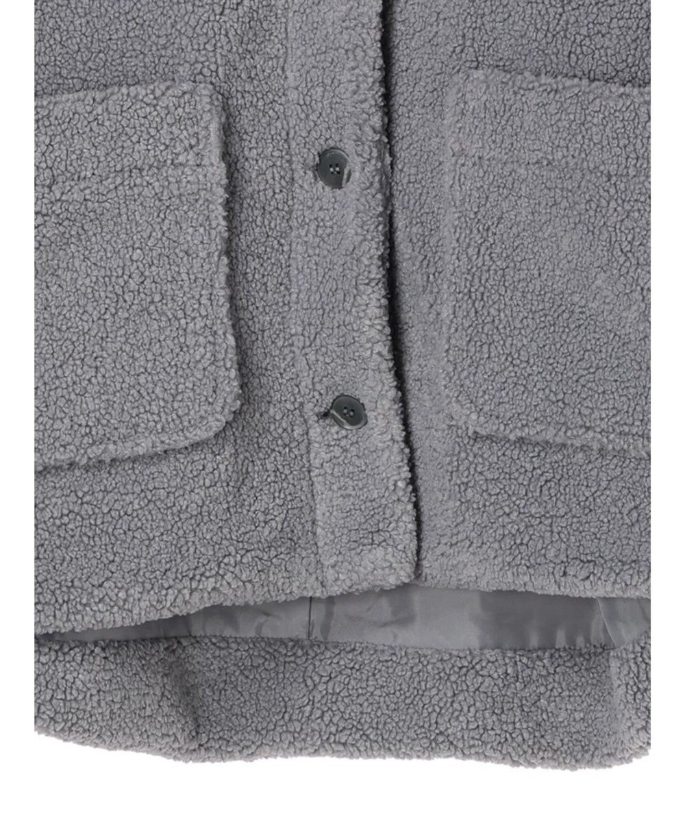 Green Parks 衿付きボアブルゾン 