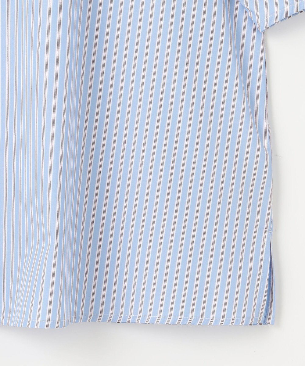 J.PRESS LADIES 【洗える】Betterコットンポリエステル ストライプ シャツカラーブラウス 