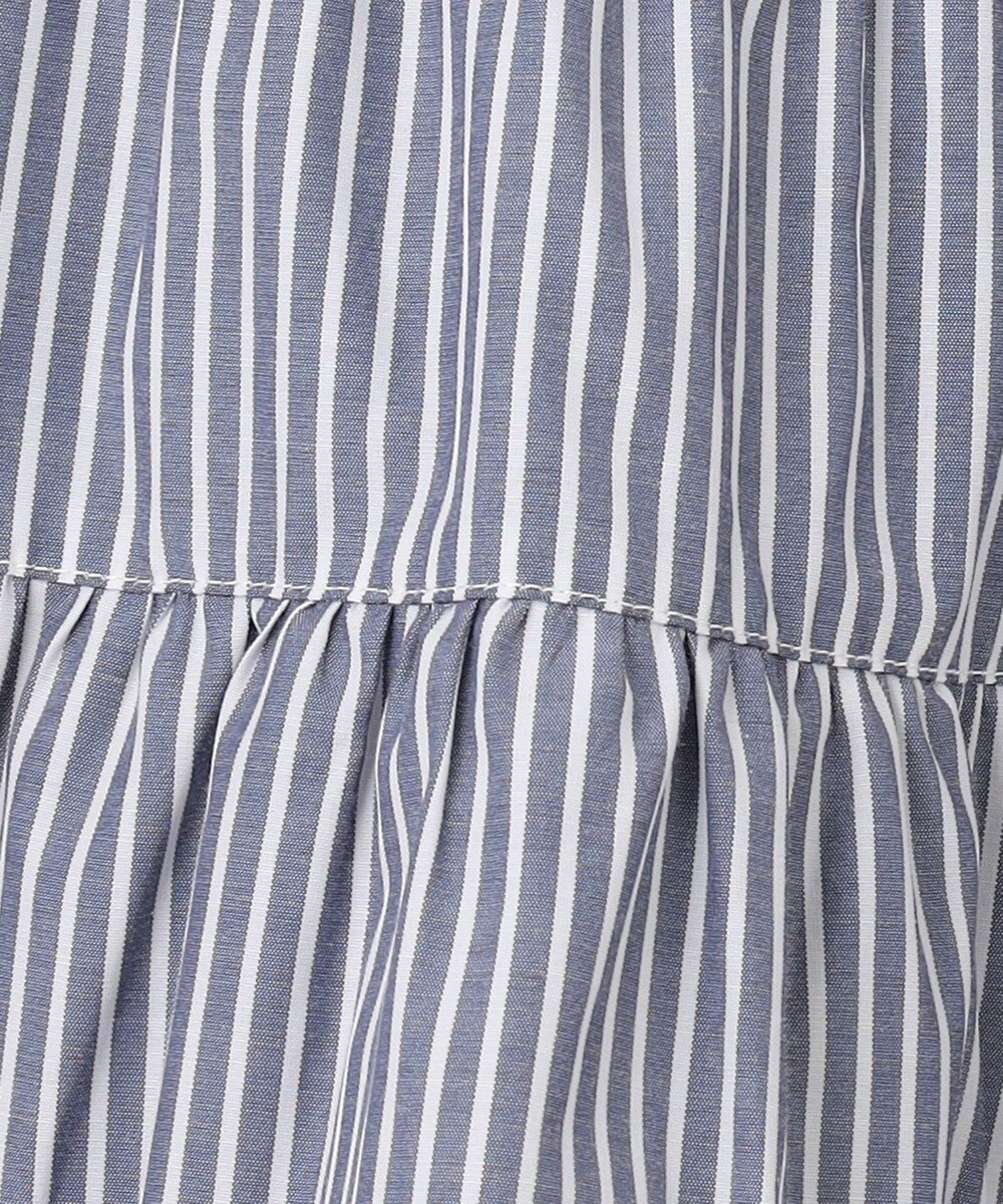 ANY KIDS ストライプ シャツ ワンピース 