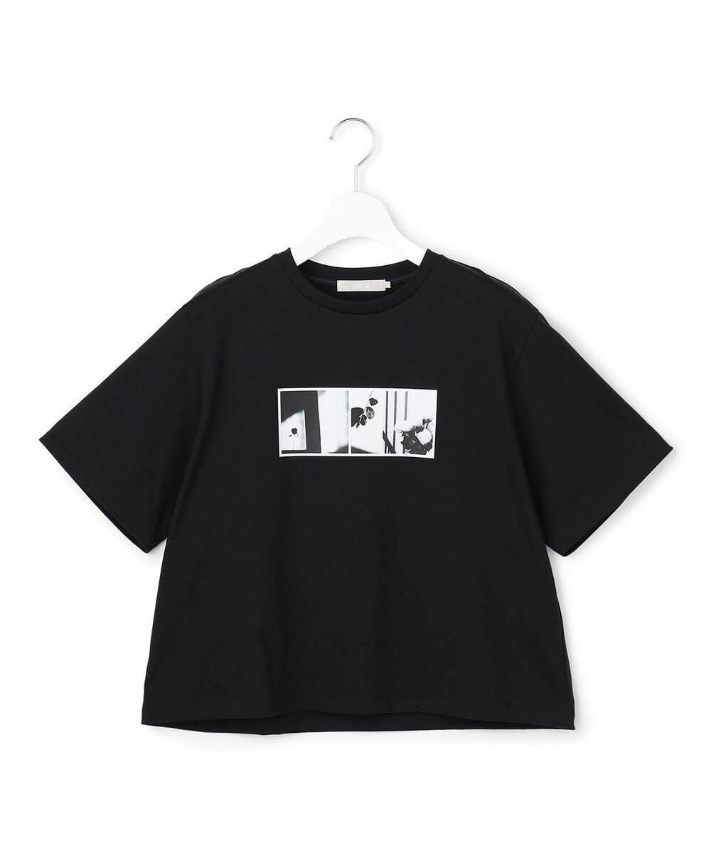 ICB クロップド ロゴTEE（フォトプリント） 