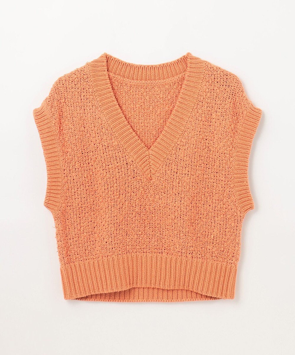 GRACE CONTINENTAL カノコショートニットトップ 