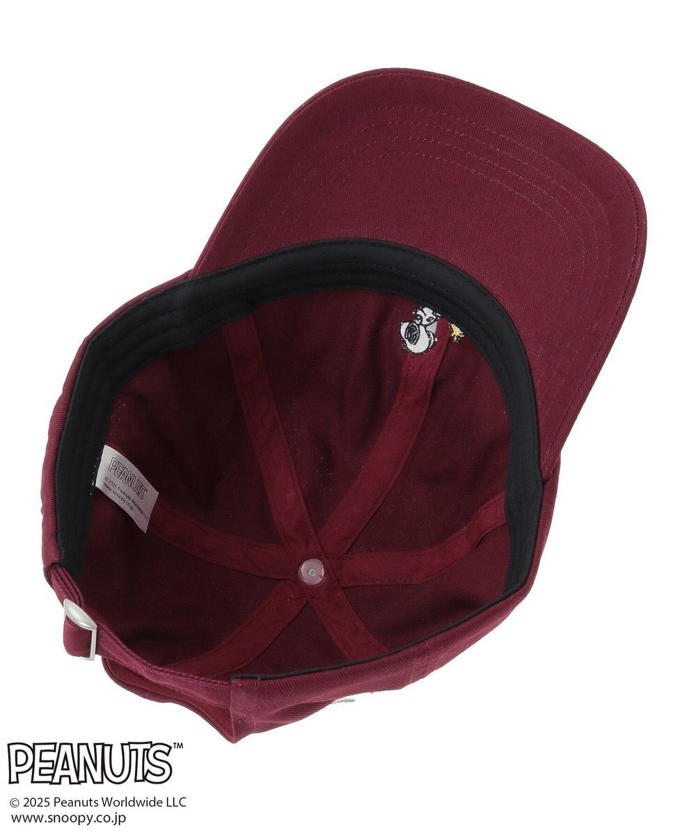 Green Parks ■PEANUTS スヌーピーミニ刺繍キャップ 