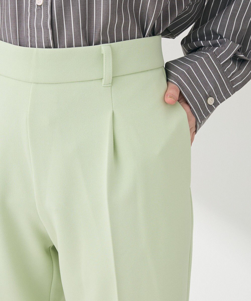 Green Parks きれいシルエットパンツ（テーパード） 