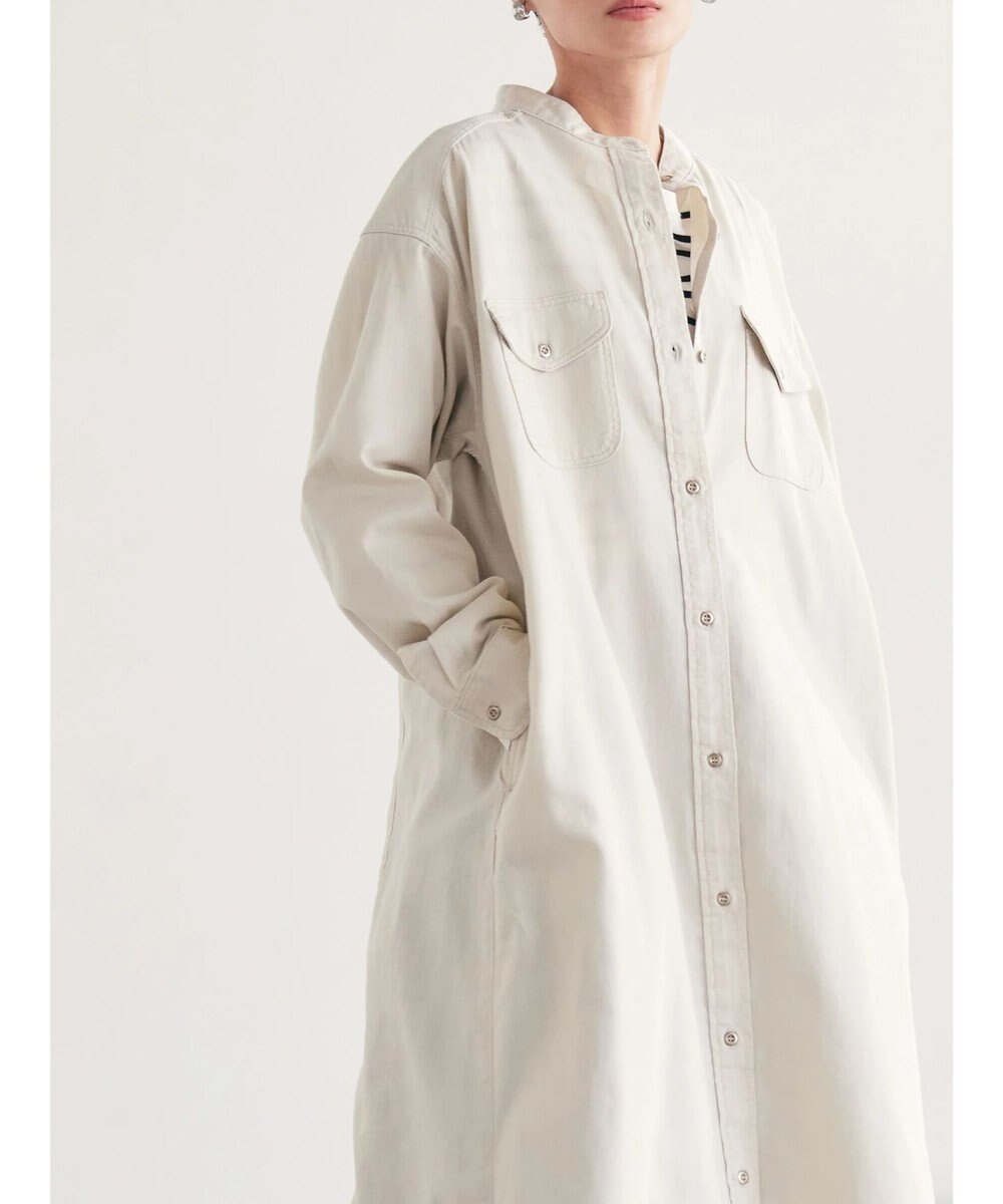 AMERICAN HOLIC ツイルＷポケットＡラインワンピース 